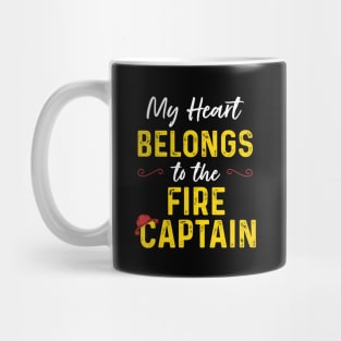 My Heart Belongs to the Fire Captain Mug